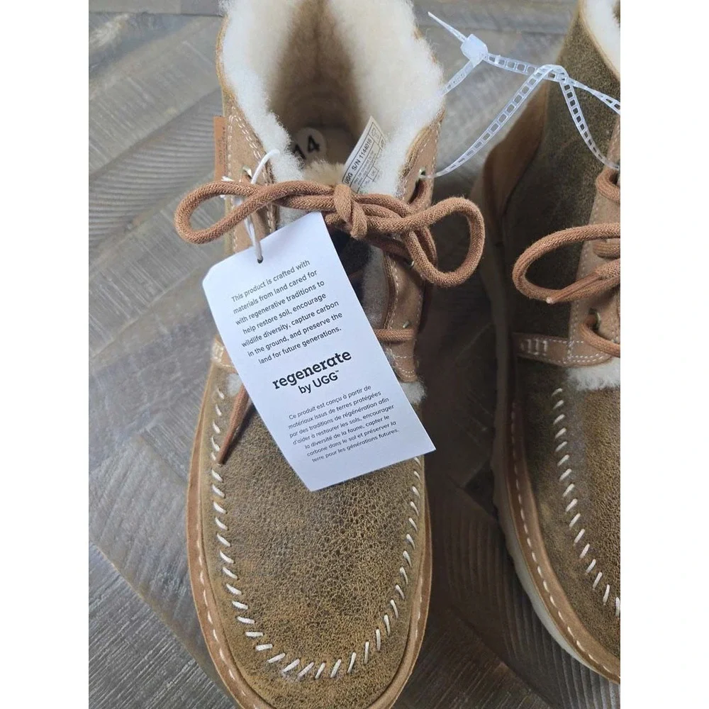 UGG Neumel Crafted Regenerate Chestnut Sandalwood Boots 1144016 Mens 14